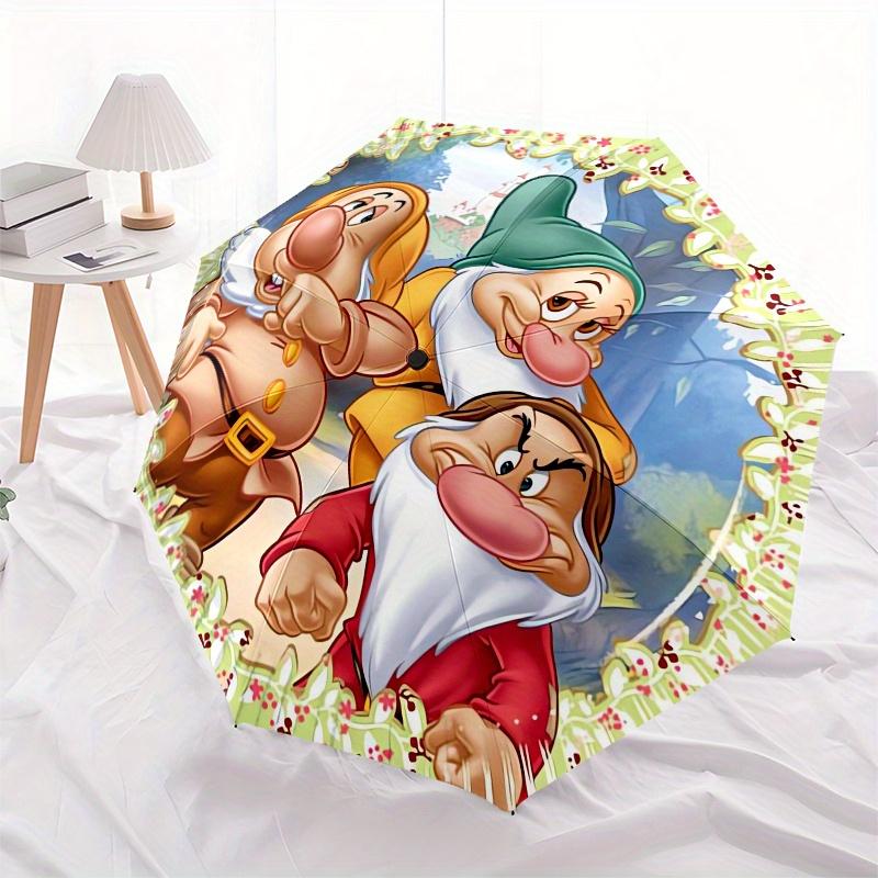 

Dwarfs,Fantasy,Adventure Fashion Umbrella, Automatic Opening and Closing Cartoon Design, Iron Ribs and Handle, 8 Ribs, Suitable for All Occa