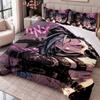 Arcane 3Pcs Bedding Set Duvet Cover With Two Pillowcases For Bedroom Home Decoration