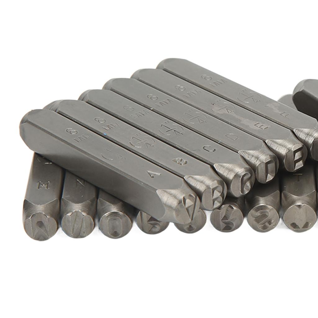 Letter Punch Set 27 Letters High Strength High Carbon Steel Metal Letter Stamp Set for Jewelry Artwork