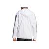 Adidas SS25 Comfortable Versatile Sports Striped Casual Jacket Men Jacket White JF3682