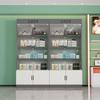 Glass Door Display Cabinet with Lock for Beauty Salons and Barber Shops