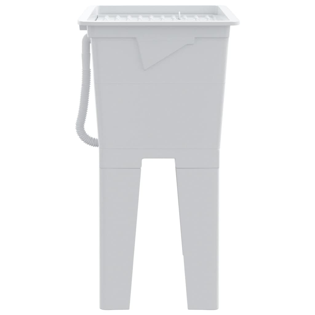 Laundry Tub White 59x41x75 Cm Resin