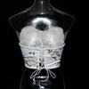 Embroidered Fishbone Steel Ring Backless Strap Top - Sexy, High-End Design