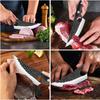 WXCOO Kitchen Boning Knife Butcher Knife Multifuntional Bottle Opener Hand-forged Chef Knife For Cooking Household Wooden Handle