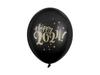 Balony 30Cm, Happy 2024!, Pastel Black (1 Op. / 50 Szt.)