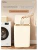 Foldable Large-Capacity Laundry Hamper with Lid and Inner Bag