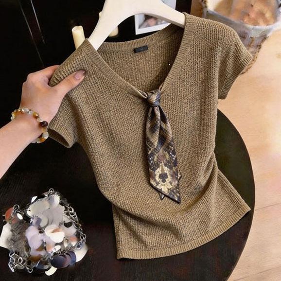 2026 Chic Summer Short Sleeve Women's T-shirt - Stylish, Versatile & Elegant Design