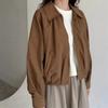New ArrivalS Open Run Women S caSual Zipper Pintuck Cotton Blend Jacket