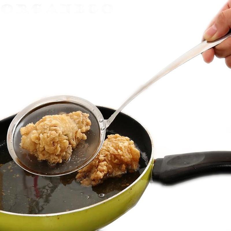 Long Handle Stainless Steel Hot Pot Skimmer - Fine Mesh Skimmer for Grease, Foam & Gravy, Japanese Hot Pot Use United States