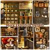 MiniCity DIY BookNook Bausatz Puppenhaus Bausatz Miniatur Haus Bausatz BookNook Geeignet für und Geburtstag mit LED-Licht - - - - Anfänger, Jugendliche, Erwachsene,
