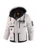 Men's Thickened Waterproof Hooded Cotton Coat - Outdoor Winter Warm, Plus Size Jacket