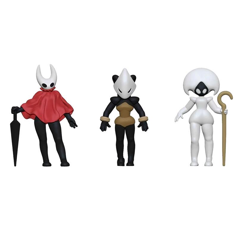 6pcs/Set New Hollow Knight Silksong Action Figure Toy Collectible PVC Model Doll Fans Christmas Gift