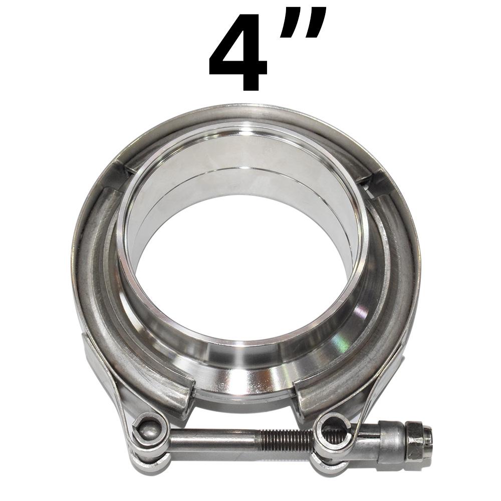 304 Stainless Steel 2“ 2.25"2.5" 3" V band Clamp 3"Inch V-band 2.5 3 Inch Exhaust Flange 76mm Turbo Exhaust Vband V Clamps Kits