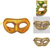 Mysterious Angel Halloween Masquerade Party Men's Mask Plush Cloth Half Face Mask With Fabric Edges