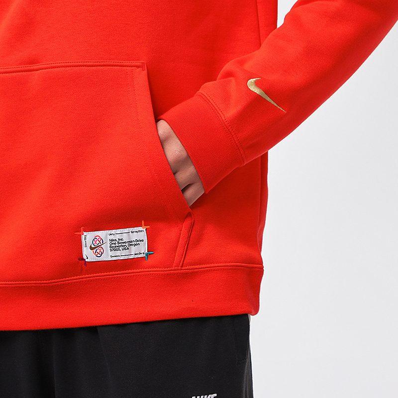 Nike Sweatshirts Men's University Red Hooded Moderate Regular DH1382-606