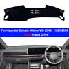 For Hyundai Sonata N-Line DN8 2026 2026 2026 Interior Accessories Car Dashboard Cover Dash Mat Board Pad Carpet Dashmat Anti-UV