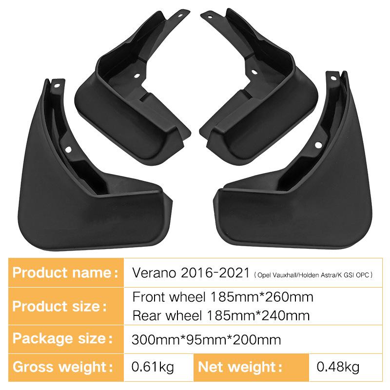 2016-2021 Valeant Opel Vauxhall Holden AstraK GSI OPC Skärmfäste