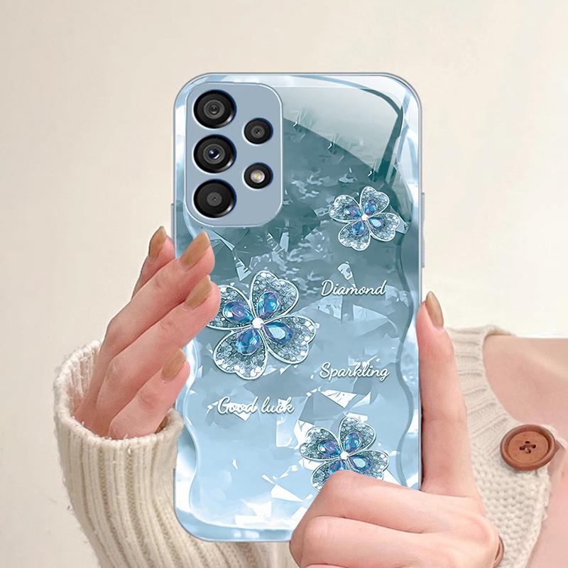 Capa de Vidro Temperado de Luxo para Samsung Galaxy A52 A52S A72 A22 A13 Lte A12 M12 A50 A50S A30S A20S Capa Rígida PC à Prova de Choque Funda