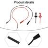 Multimeter Test Hook Clip Mini IC Hook Test Clip With Leads To 2mm Hole Socket Various Test Leads Clip Multimeters