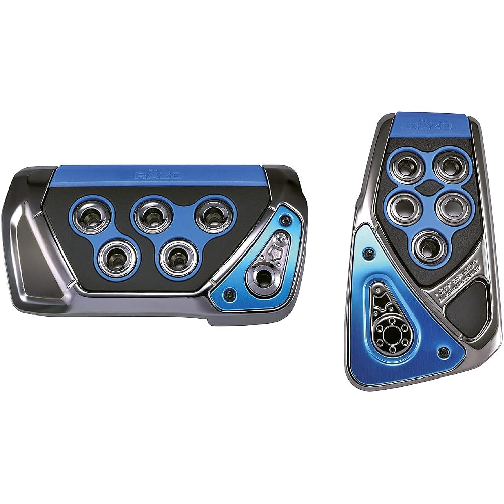 Carmate RAZO GT Spec AT-S Carbon Blue Pedal Set Compatible with Odyssey Other Models