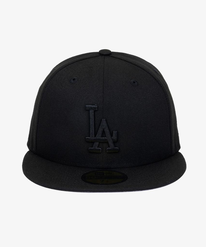 New Era Mlb La Dodgers Basic Fitted Cap Black/Black
