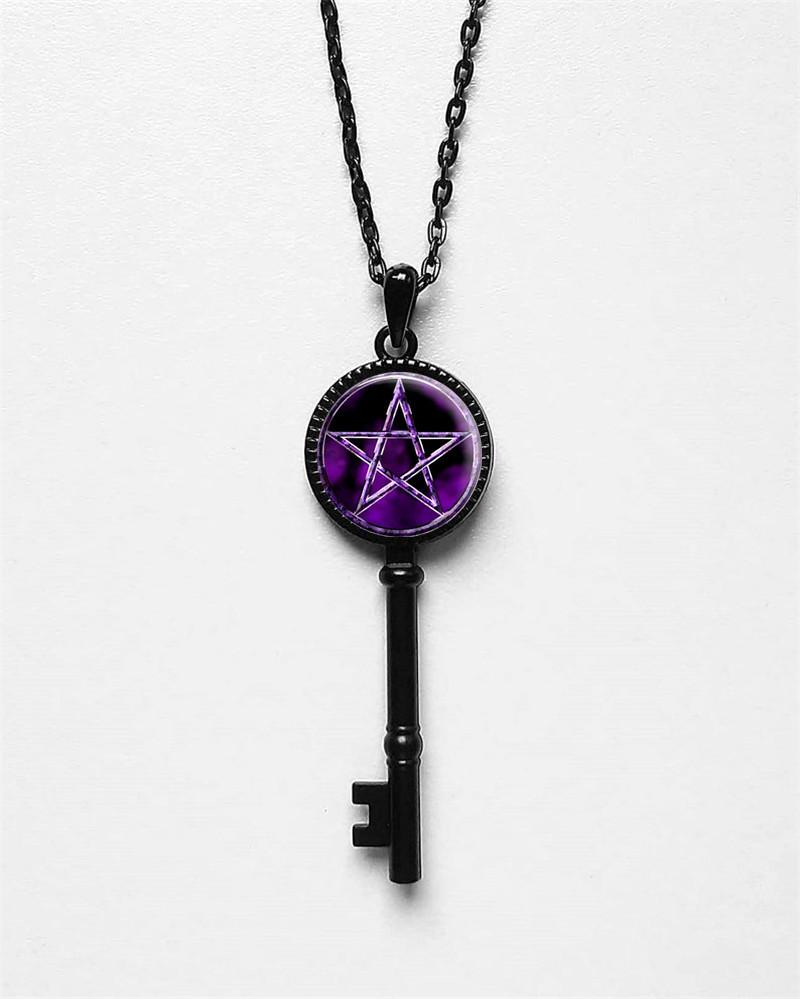 Classic Boho Moon And Star Pendant Necklace For Women With Alloy Chain Accessories