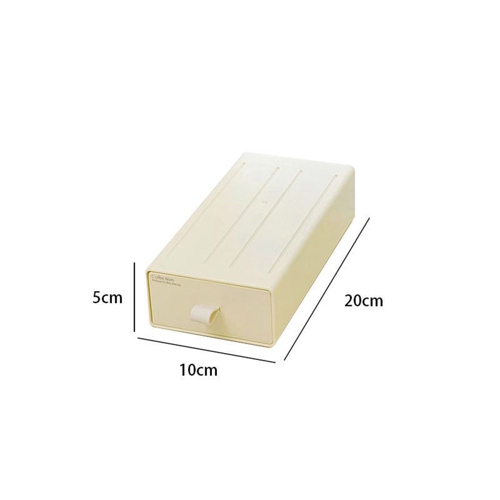 

Large Capacity Cosmetic Storage Box Plastic Makeup Storage Container Drawer Storage Box for Home Yellow-style A