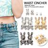 1pcs Nail-free Jeans Rabbit Waist Removable Invisible Button Tightening Waistband Snap Adjustab M6S2