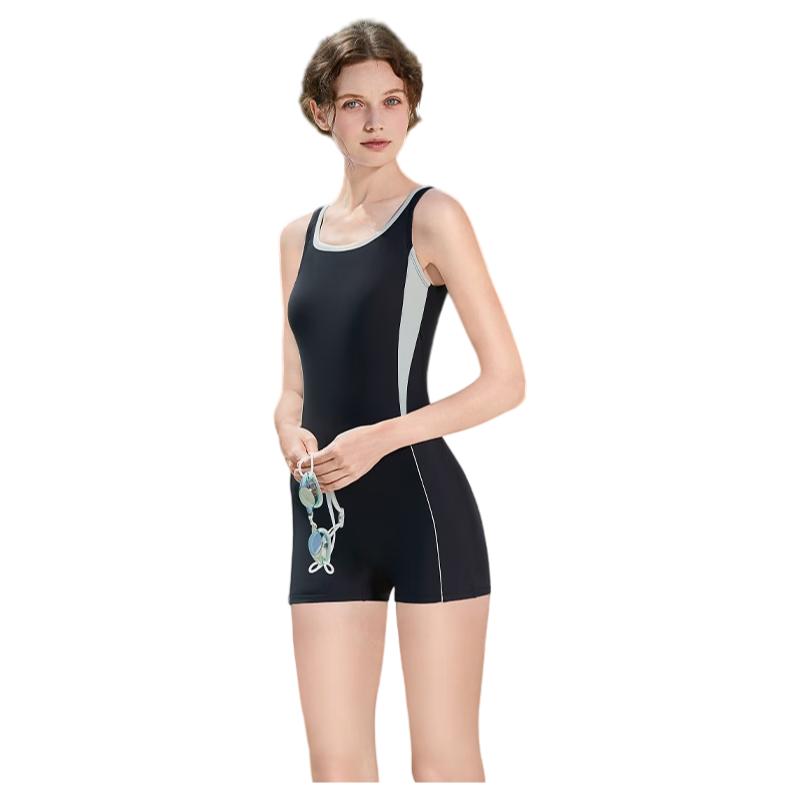 PULASSI Swimsuit One-Piece Boyleg for Women
