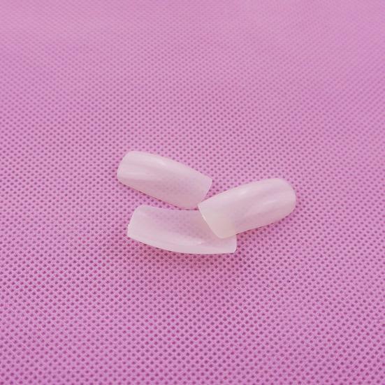 500Pcs/Box Nail Tips Transparent Lightweight Natural Color Round Head Extension Fake Nails for Women
