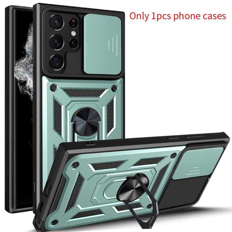 Samsung For Galaxy S24 Anti Fall Magnetic Phone Case With Bracket Protect Lens