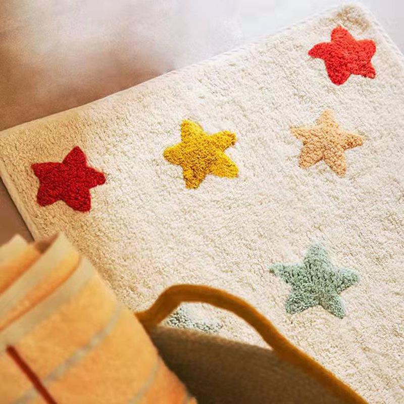 Dirt-Resistant Cartoon Rug: Non-Slip, Easy-Care, Large Area Carpet for Living Room & Bedroom