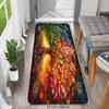 1Pcs Anti Fatigue Kitchen Rugs,Artistic Life TreePrint Waterproof Non-Slip Thick Cushioned Kitchen Mat Heavy Duty Comfort Standing Mat for Kitchen