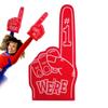 Cheer Up Foam Fingers For Sports Number 1 Cheer On Cheerleading Props Hand Finger Gloves 18 Inch Sports Cheer Fan Finger