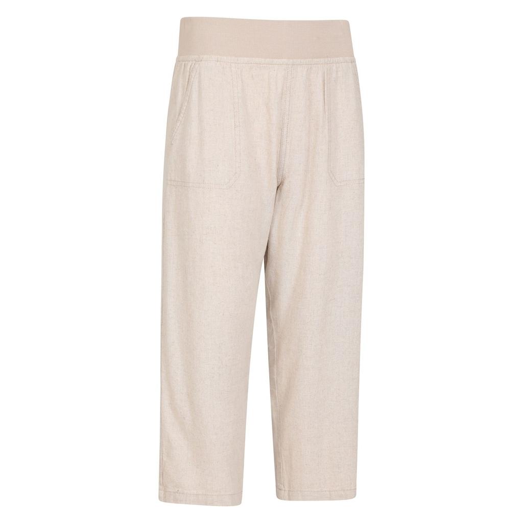 Mountain Warehouse Womens/Ladies Skye Linen Blend Capri