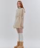 Anoetic Fuzzy Belt Sleeveless One-Piece_Ivory