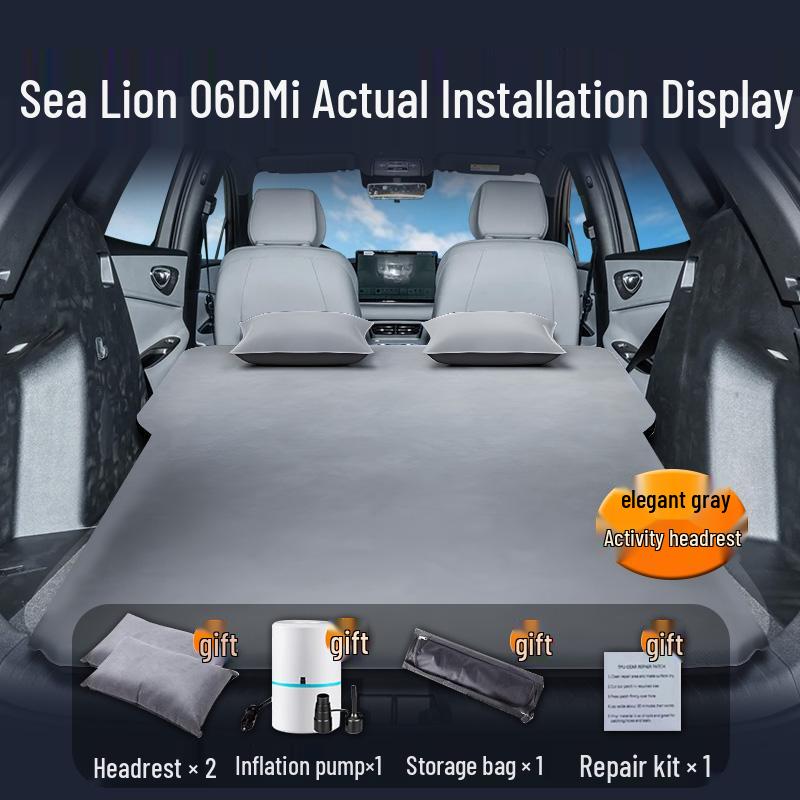 BYD Sea Lion 06dmi Car Mattress: Rear Seat Inflatable Bed and Trunk Sleeping Pad