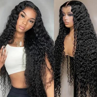 Fashionable Lace Lace 13 * 4 Wig Small Curly Tube Long Curly Hair Headband