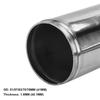 Universelles L-S-Typ-Aluminiumrohr 76mm 89mm 3 Zoll 3,5 Zoll Kaltluftansaugrohr für Rennwagen Turbo Hoher Durchfluss 0/45/90/180 Grad