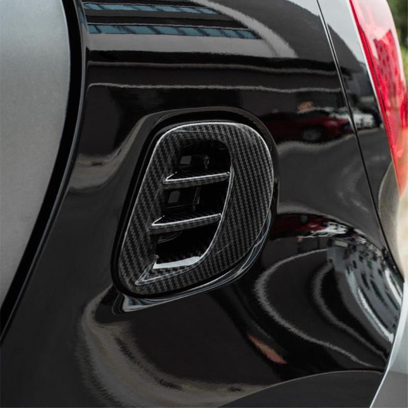 For Smart 453 Fortwo Side Vent Cover Fender Hood Air Flow Outlet Intake Trim Exterior Decal Sticker Car Accessories