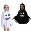 Parent-Child Ghost Face Cape Halloween Costume