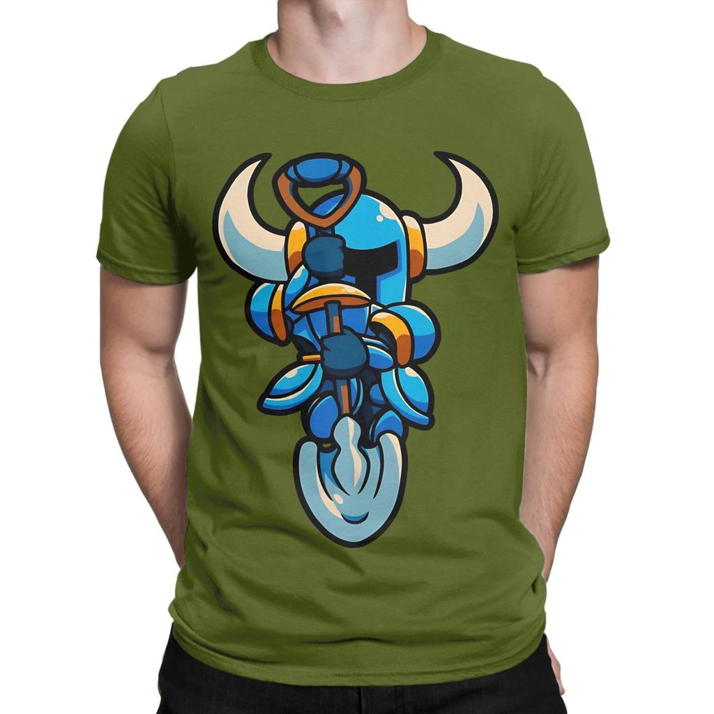 Shovel Knight Shovel Drop Novelty 100 Cotton TShirt Shovel Knight Tops Tees For Unisex