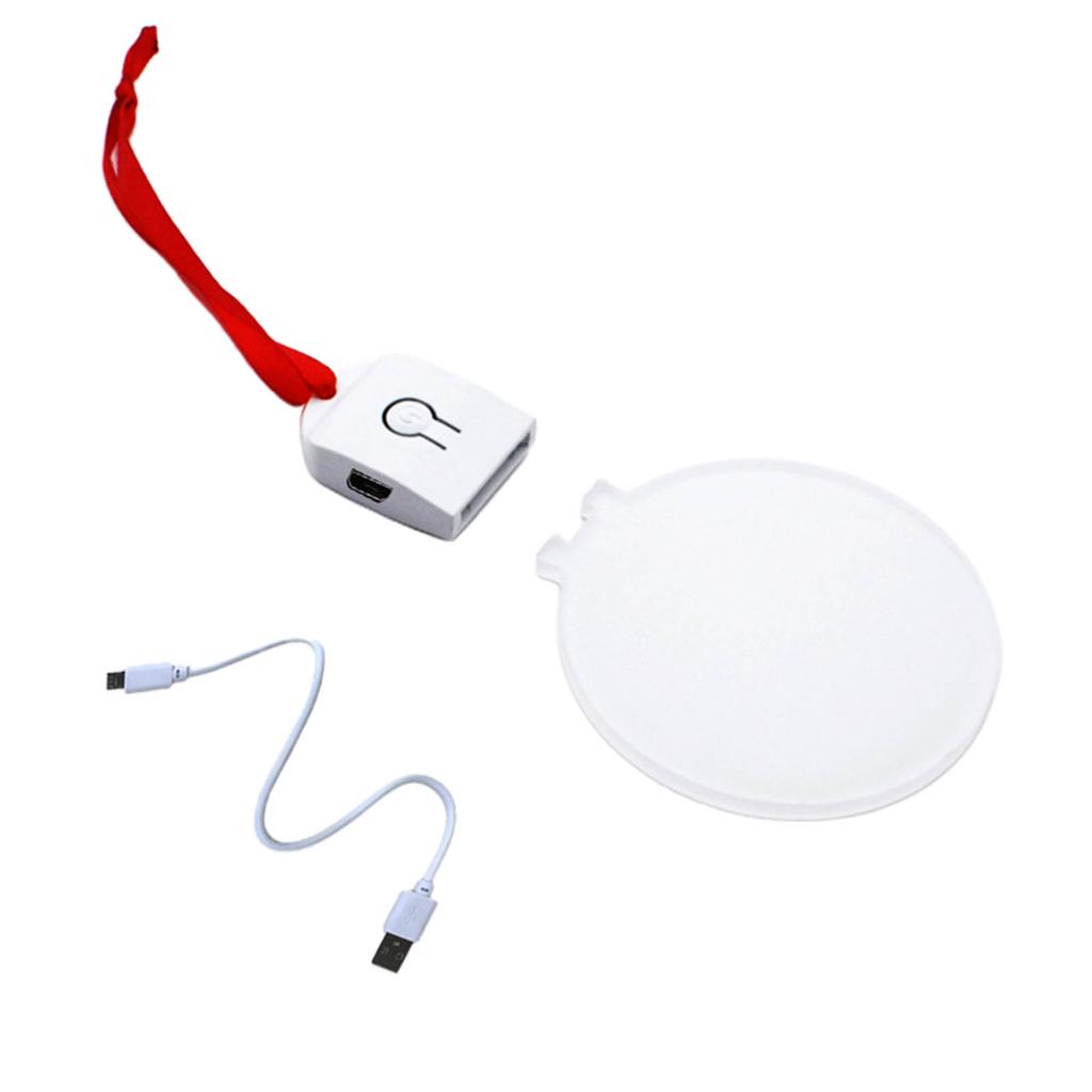 Personalized LED Sublimation Christmas Ornament Unfinished Round Acrylic Christmas Decoration Unique Holiday Gift