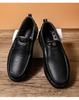 Men's Soft-Soled Leather Slip-On Loafers - Lightweight Casual Design