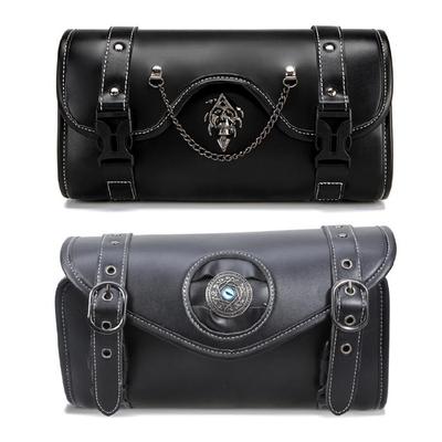 Motorbike Tool Bag Front Fork Handlebar Bag Storage Pouch Universal Bag Motorcycle Front Bag Vintage Saddlebag