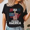 Jesus Saves God Bless America Shirt – Patriotic Christian T-Shirt