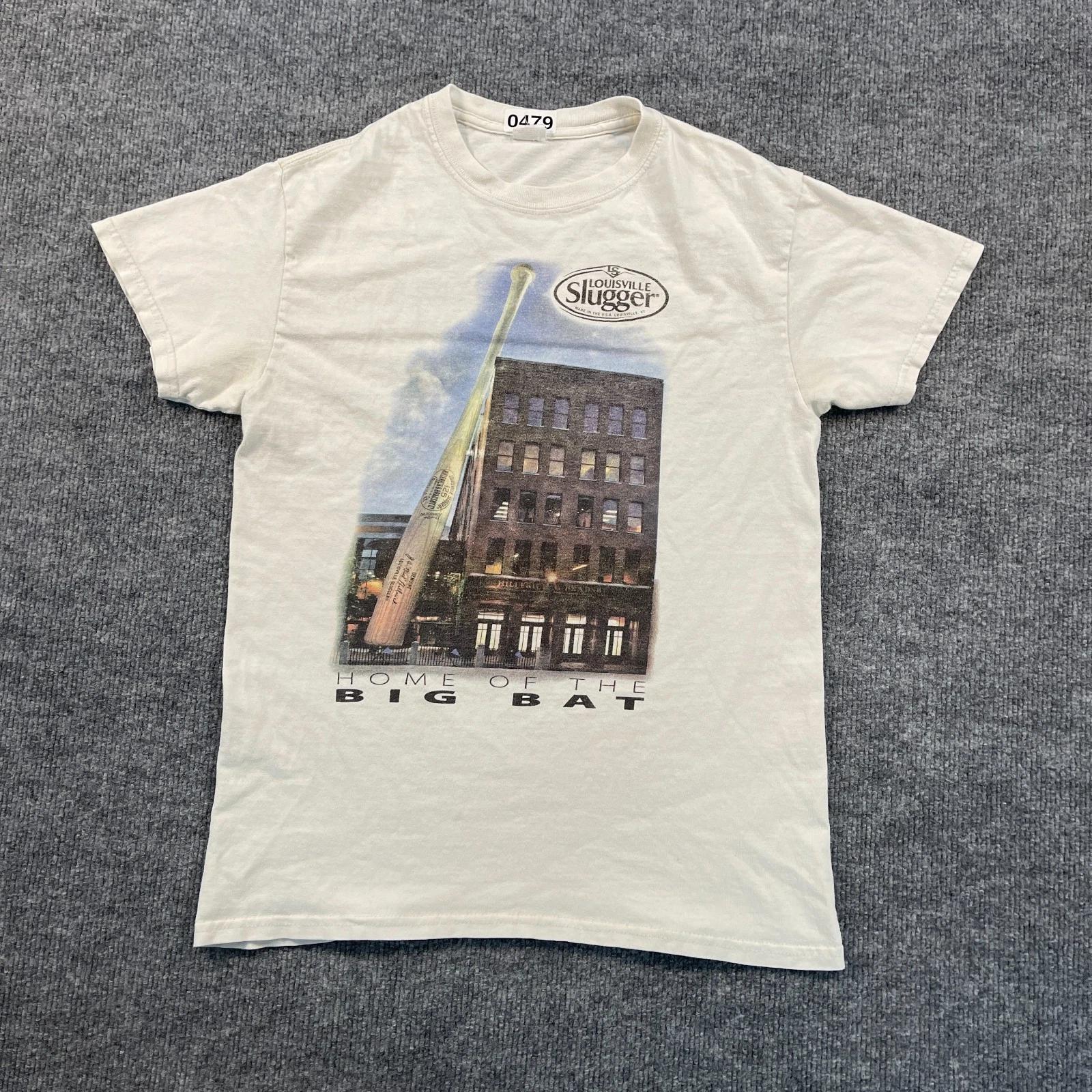 

Vintage 90s Louisville Slugger Baseball Bat Shirt Small 17x24 White 4XL