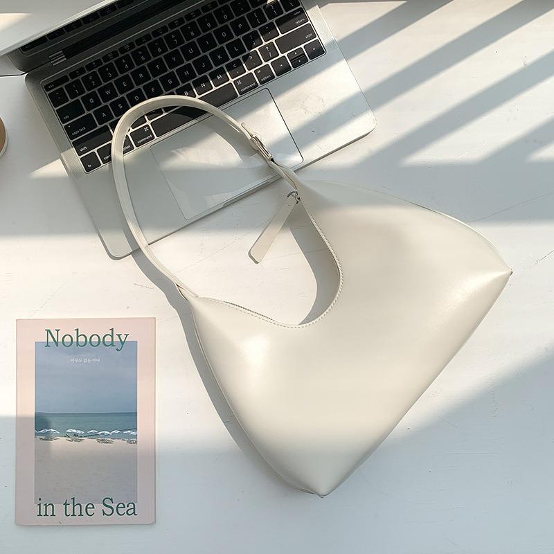 

New niche bag women s bag day women s shoulder bag hand bag handbag trendy fashion underarm bag білий