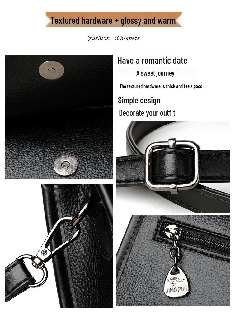 Wszechstronna damska torba crossbody - Wysokiej jakości tekstura (2025), Modny Prosty Design, Torba na Jedno Ramię i Mała Kwadratowa Torba do Dojazdów