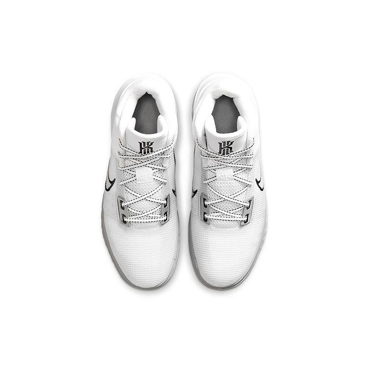 Nike Kyrie Flytrap 4 EP White Metallic Silver Unisex Sneakers Photon-Dust Black CT1973-100
